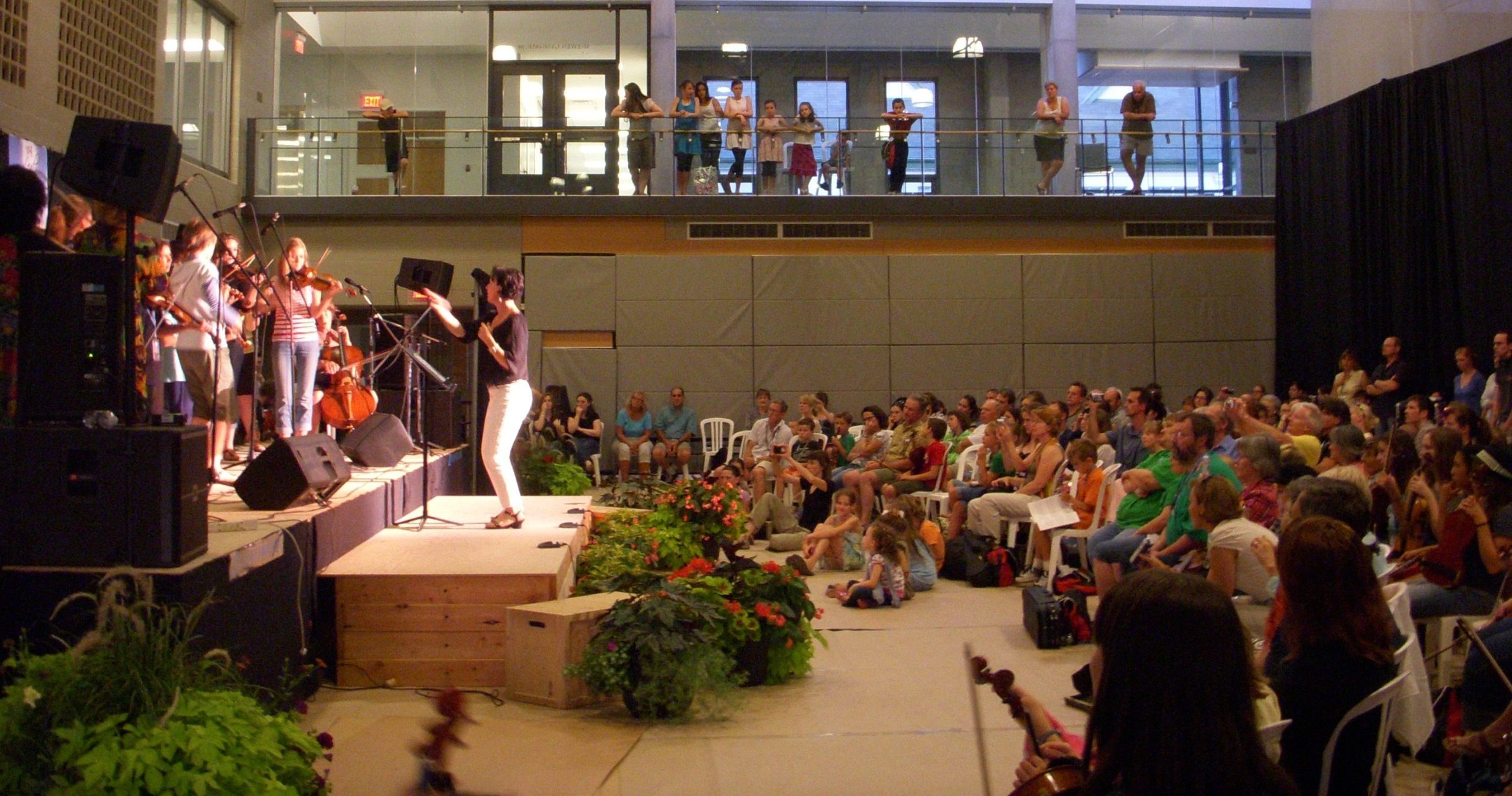 A packed house as the Music Camp returned in person, July 2024.