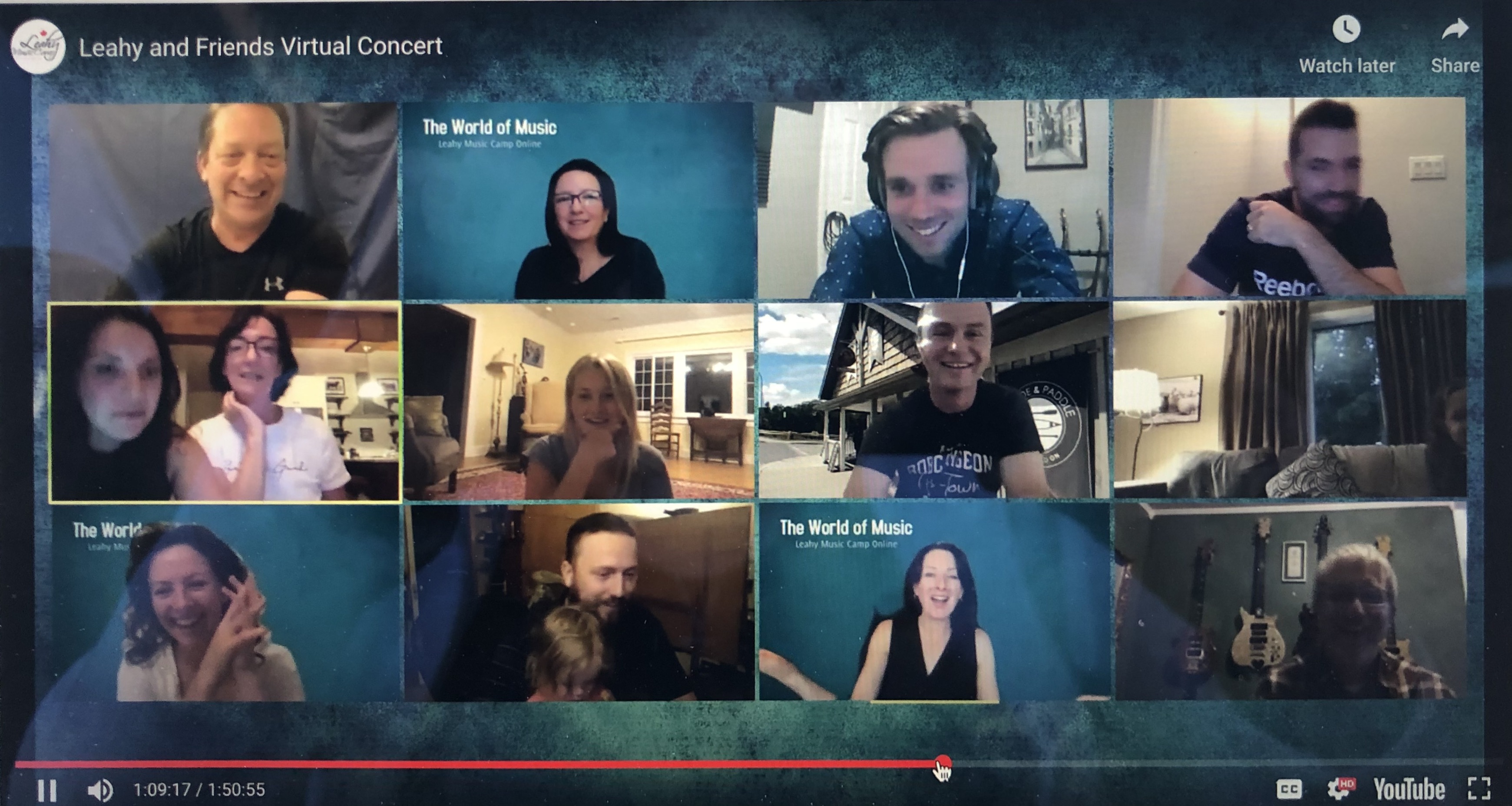 Our first-ever Online Music Camp, 2020.